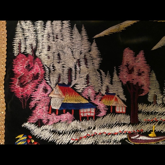 Vintage 1950’s oriental pillow cover from Korea. - Picture 3 of 6